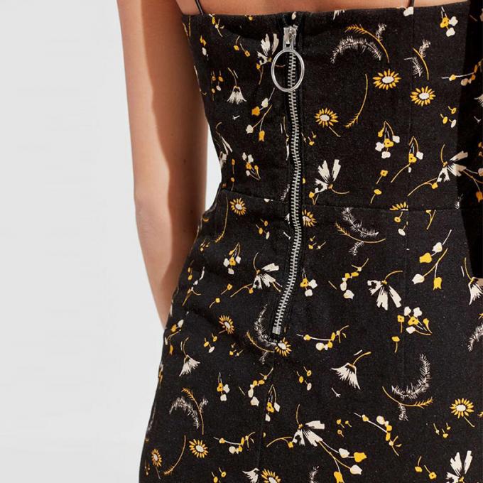 2018 قابل تنظیم اسپاگتی تسمه گل چاپ تعطیلات لباس لباس Bodycon کوتاه لباس تابستان داغ 6